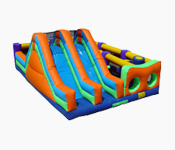 obstacle course, bungee run, inflatable games, 2 person joust, sale, buy