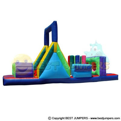 Jumping Houses - Inflatable Obstacle Course For Sale - Inflatables Slide - Moonwalk Combo