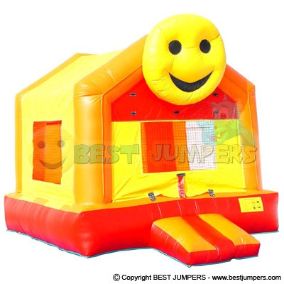 Happy Face Bounce House - Inflatables To Buy - Party Inflatables - Small Bouncer