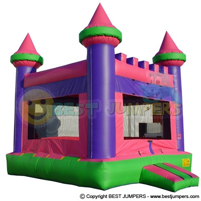 Princess Bounce House - Pink Inflatables - Castle Bounce House - Inflatable Jumpers For Sale