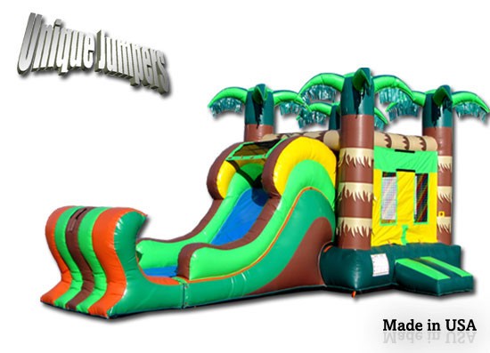 Jumping Castle - Bouncers For Sale - Buy Inflatables - Bouncy Castle-Tropical combo