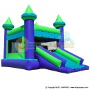 Combo Bounce House - 2 in 1 Bouncy Castle - Inflatable Moonwalk - Inflatable Jumper