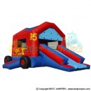 Party Jumper - Residential Bounce Houses - Inflatale Jumphouse - Race Car Jumpers