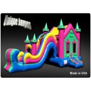 Jumpers - Moonwalk With Slide - castle Jumpers - Purchase Bounce house combo
